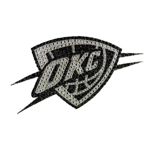 NBA Oklahoma City Thunder Bling Emblem Decal - Picture 1 of 1